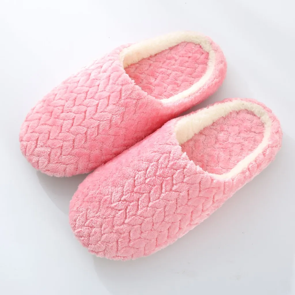 New Women's House Slippers Slip-On Anti-Skid Flower Indoor Casual Shoes Snow Slipper Fashion Casual Ladies Shoes slippers#1