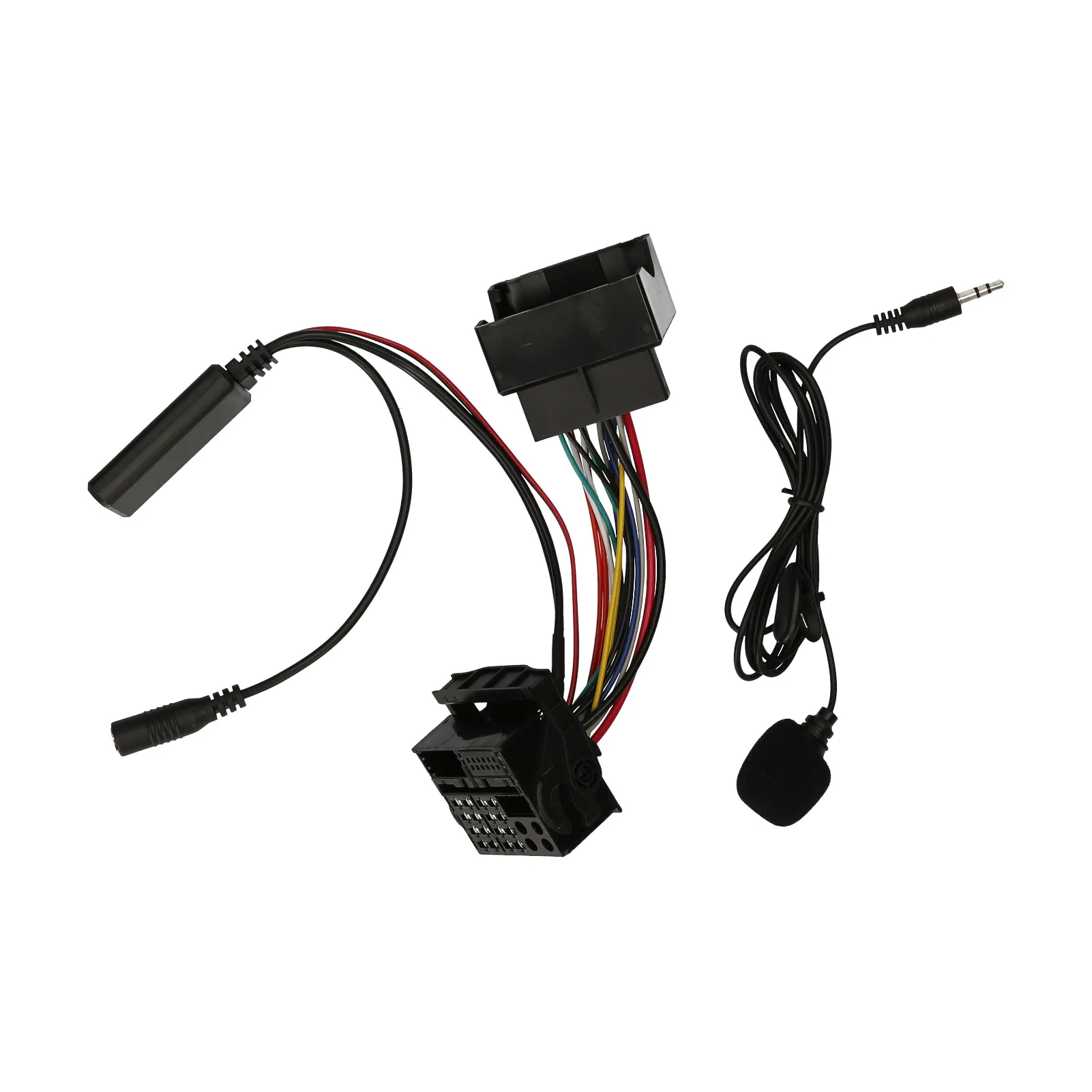 

Car BT 5.0 Music AUX Adapter+ Microphone Handsfree Wiring Replacement for Ford Mondeo