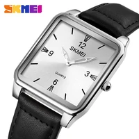 skmei fashion square dial design men watch casual mens quartz wristwatches waterproof watches for male gift reloj hombre 1603