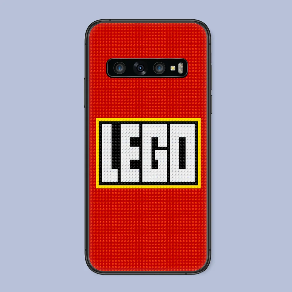 

Legos Game Phone Case For Samsung Galaxy Note S 8 9 10 20 Plus E Lite Uitra black Cell 3D Etui Luxury Hoesjes Painting Back