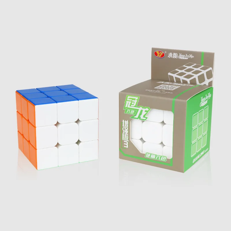 YJ YongJun 3x3x3 GuanLong 3x3 магический куб без наклеек для соревнований скоростной сложных |
