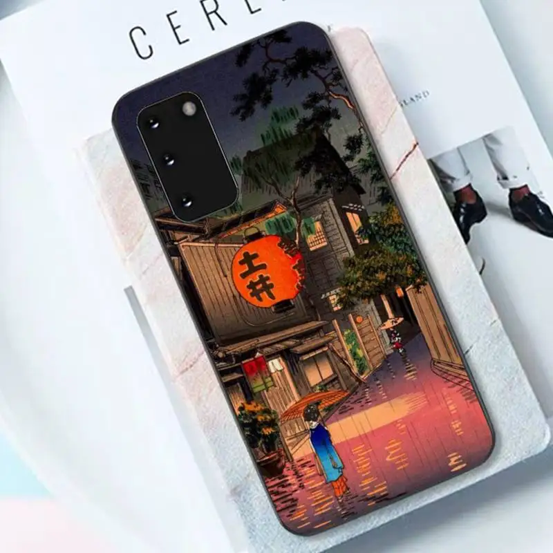 TOPLBPCS Japanese style Art Japan Painted Phone Case for Samsung S6 S10 5G S7 EDGE S8 S9 S20 PLUS S10Lite | Мобильные телефоны и