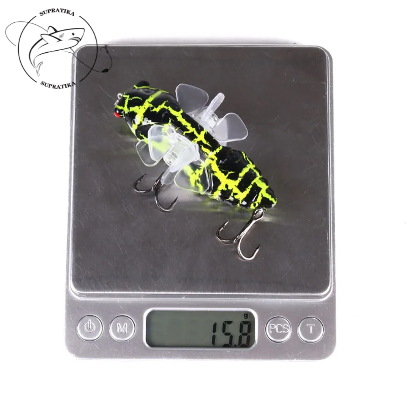 

Пластиковая жесткая приманка Minniow 15,8 г/7,5 см, Реалистичная искусственная приманка с объемными глазами, вращающийся карандаш-трактор, 10 цвето...