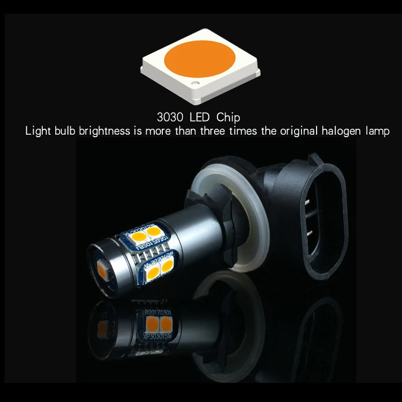 2 шт. Автомобильные светодиодные противотуманные фары 881 H27W автомобильные лампы