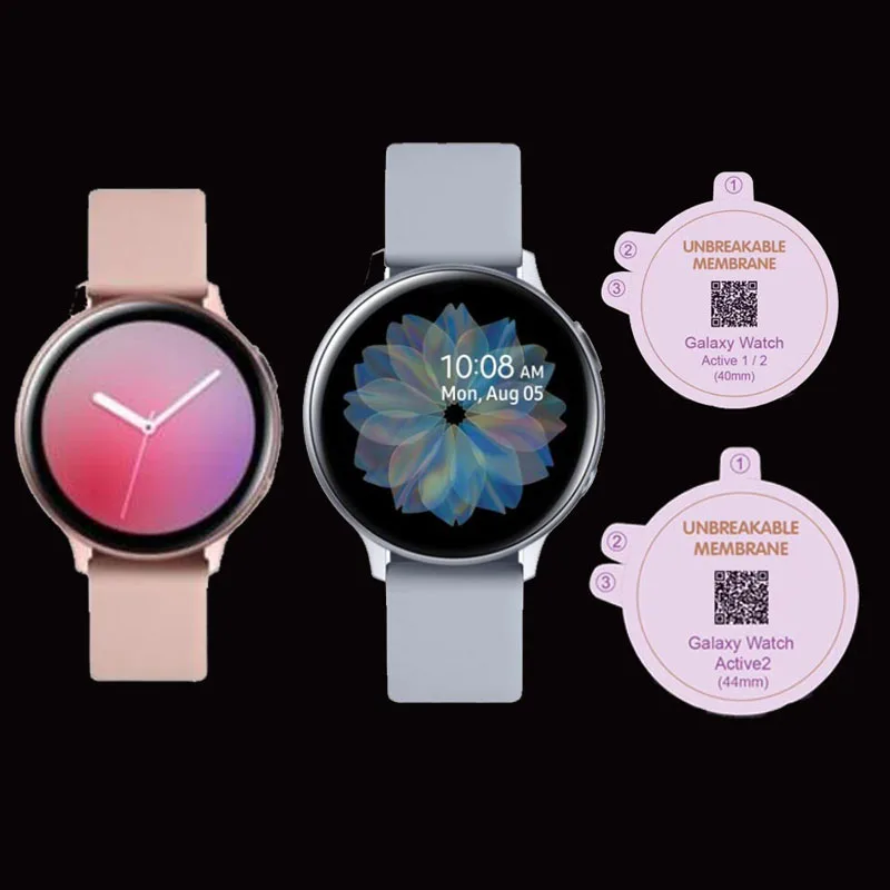 

Гидрогелевая мягкая защитная пленка для смарт-часов Samsung Galaxy Watch Active 2 40 мм/44 мм