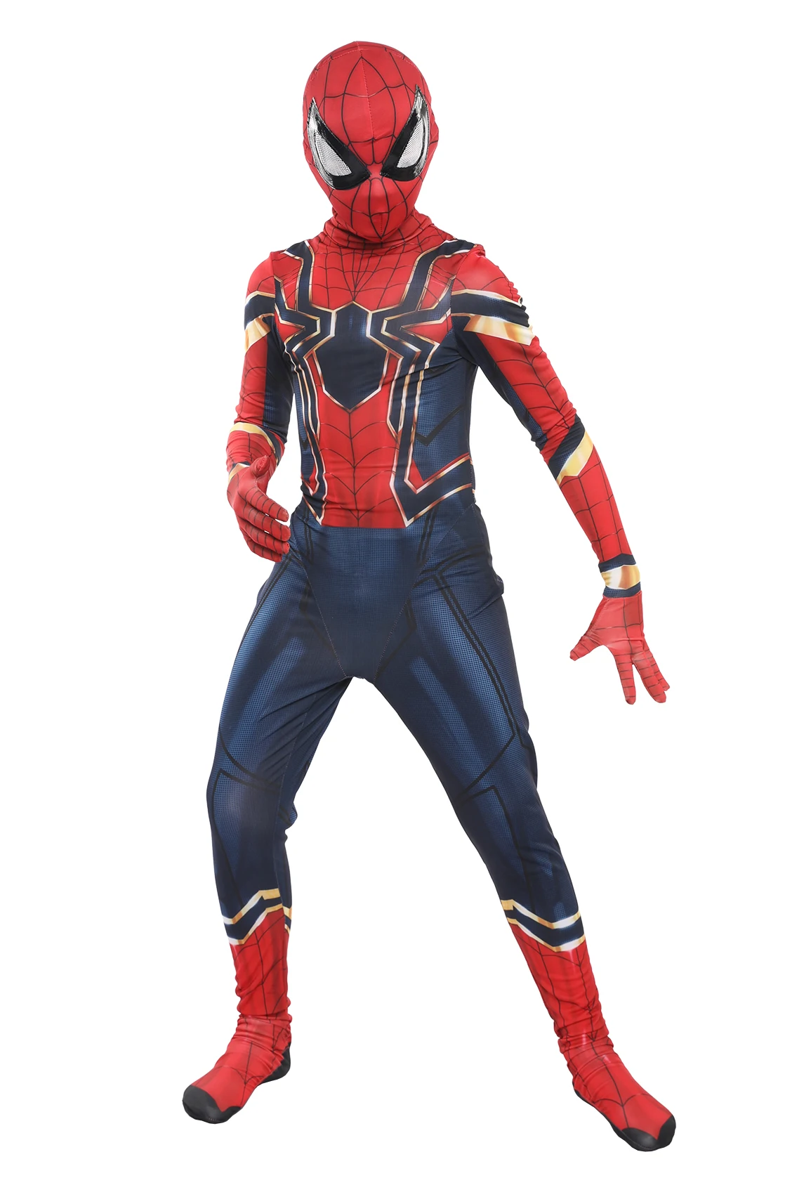 

Child Superhero Cosplay Costume Spandex Zentai Bodysuit Jumpsuit Boy Halloween Purim Spider Fantasy Fancy Dress