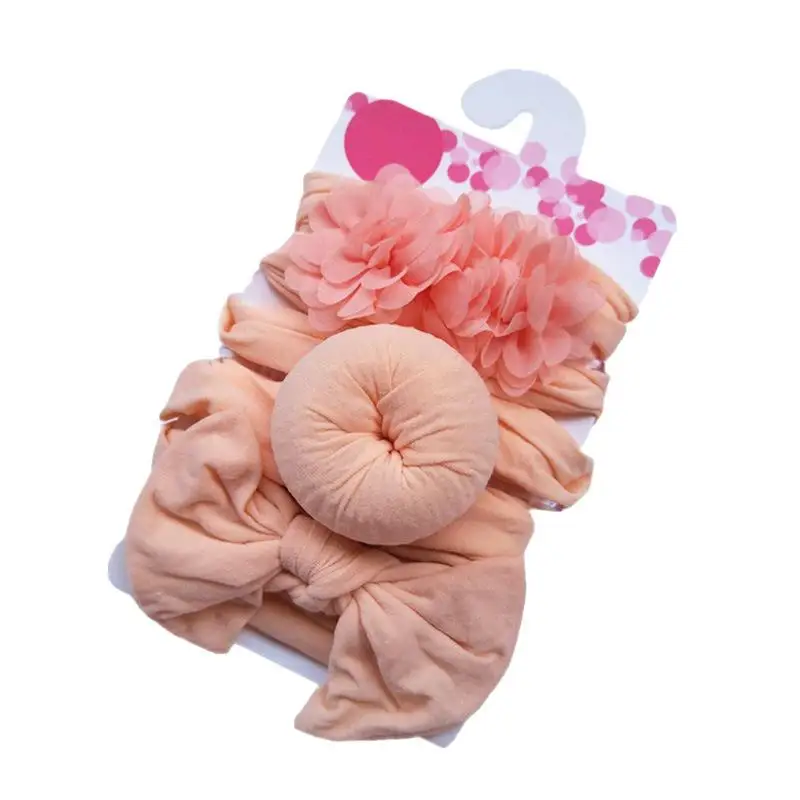 

3Pcs/Set Newborn Band Baby Cute Girl Baby Baby Headbands Headband Hair Girls For Toddler Accessories Turban Baby Bows