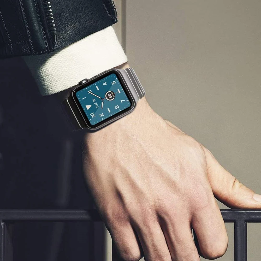 

for apple watch band Business bracelet 44mm 42mm watchbands for iwatch strap Series 3 4 5 40mm 38mm Stainless Steel pulseira