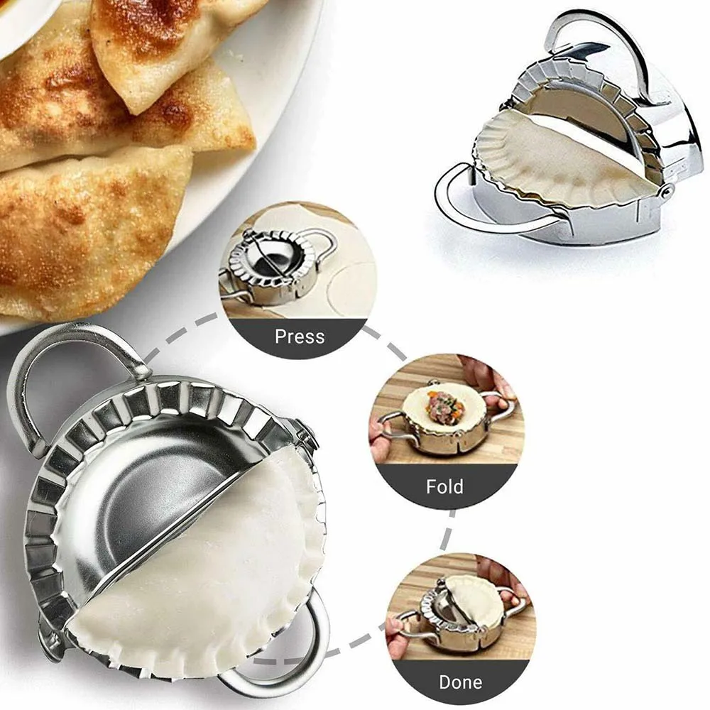

Mould Kit Slicer Dumpling Cutter Stainless Steel DIY Easy High Quality