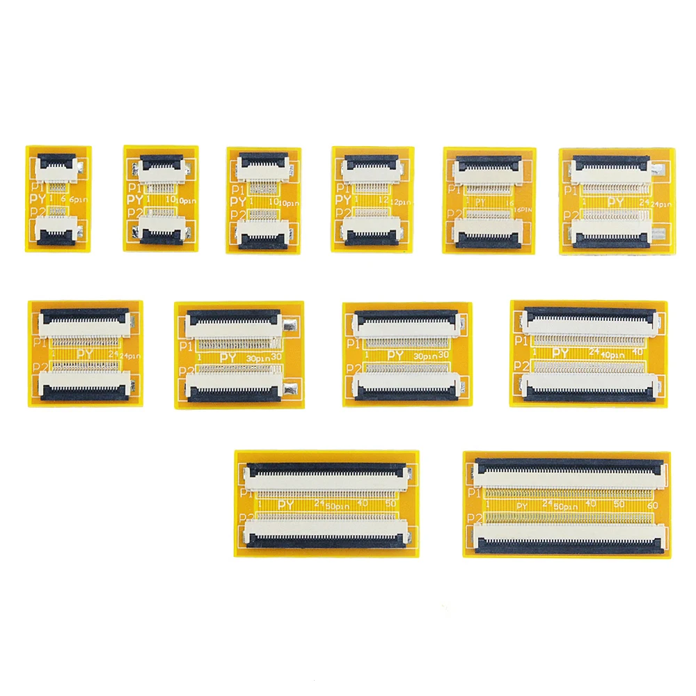 1 шт. гибкий плоский кабель удлинитель FPC FFC с шагом 0 5 мм 6P 8P 10P 12P 16P 20P 24P 26P 30P 40P 50P 60
