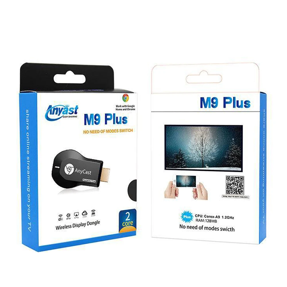 Новый ICREATIVE AnyCast M9 Plus 1080P беспроводной ТВ Стик WiFi Дисплей ключ HDMI приемник медиа тв