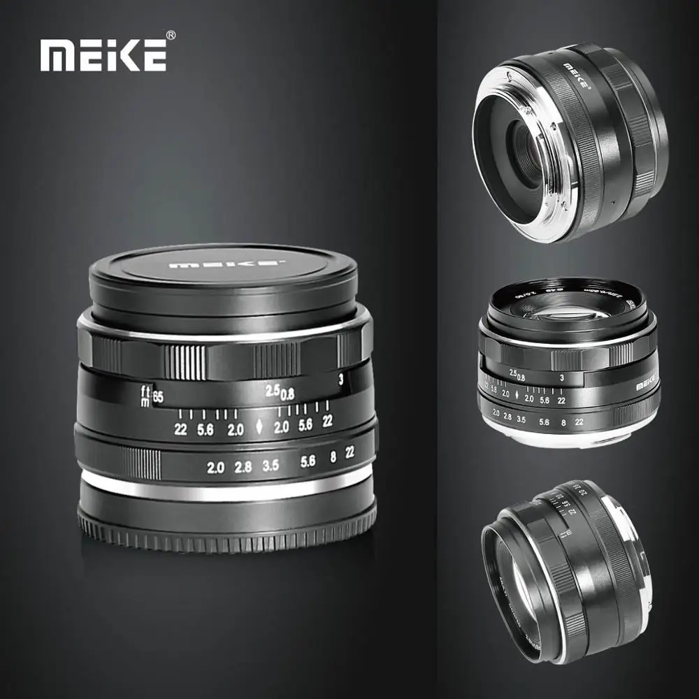 

Meike 50mm f2.0 large Aperture Manual Focus lens APS-C for Olympus Panasonic Lumix M4/3 GX7 GX8 GF5 GF6 G7 G9 /for FUJI X Mount