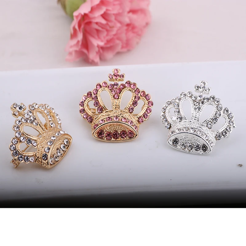 2020 брошь в виде короны для женщин и мужчин изысканная из сплава с кристаллами