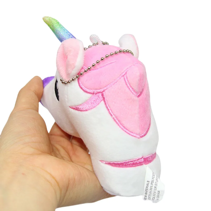 Высококачественная Игрушка Аниме лошадь милый металлический единорог брелок