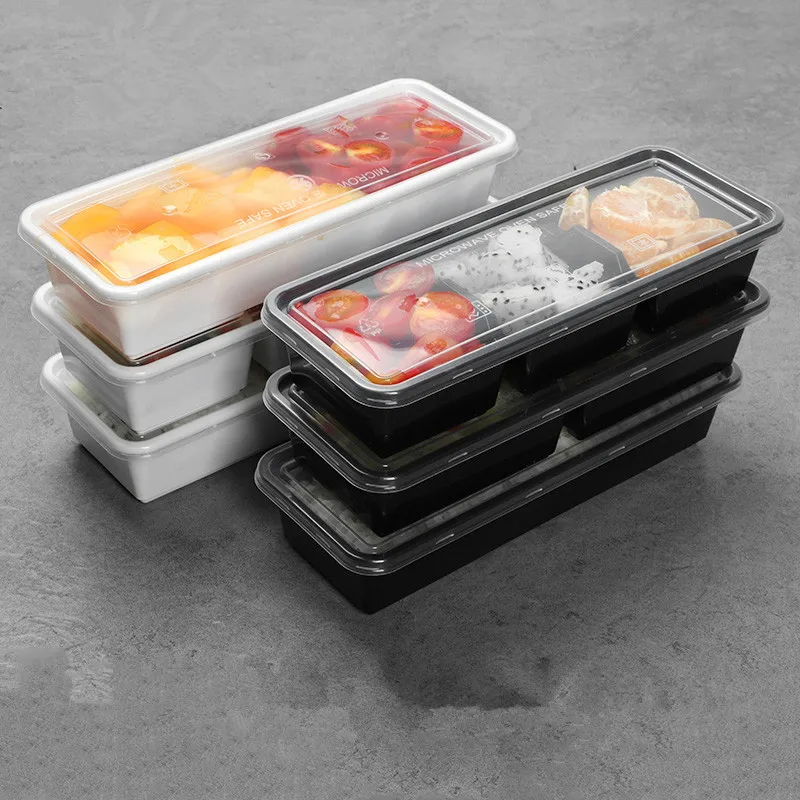 25 шт. одноразовые отсека для малого бизнеса мини контейнер ланча фрукты Рыбалка