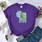 Футболка с принтом всемирно известного мастера Ван Гога, Женская винтажная одежда, модная футболка оверсайз, Хлопковая женская футболка с круглым вырезом
