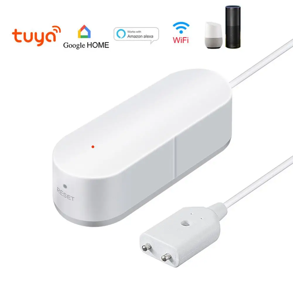 

Graffiti WiFi Intelligent Water Leakage Alarm Sensor Smart Home Overflow Water Level Detector App Control Home Security