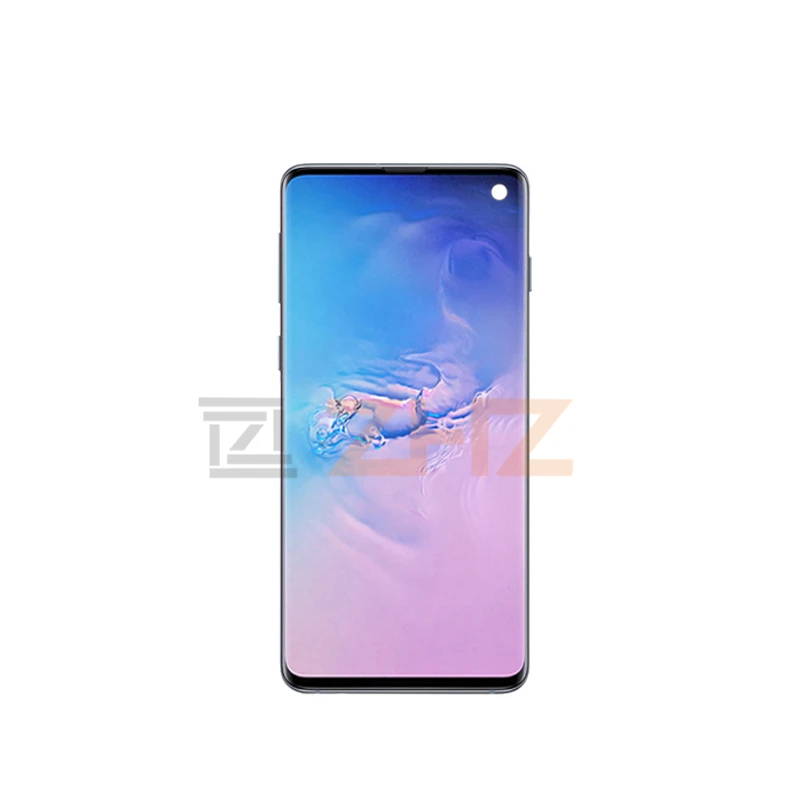 Для samsung Galaxy S10 lcd G973 S10 Plus G975 кодирующий преобразователь сенсорного экрана в сборе с рамкой s10
