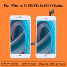 ЖК-дисплей для iPhone 6, 6S, 7, 8 Plus, с идеальным 3D сенсорным экраном, дигитайзер в сборе для iPhone 5 5S, без битых пикселей