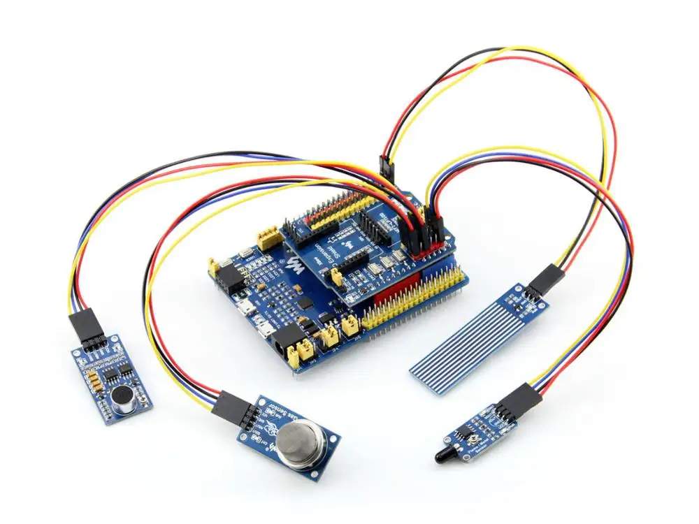 Плата разработки STM32 STM32F103RBT6 ARM Cortex M3 совместимая с фотоэлементами + комплект