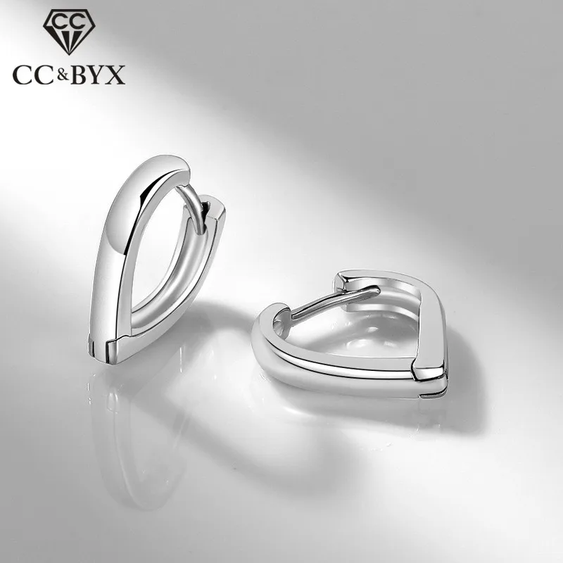 Женские серьги клипсы CCE638 простые креативные с v образным вырезом для свадьбы