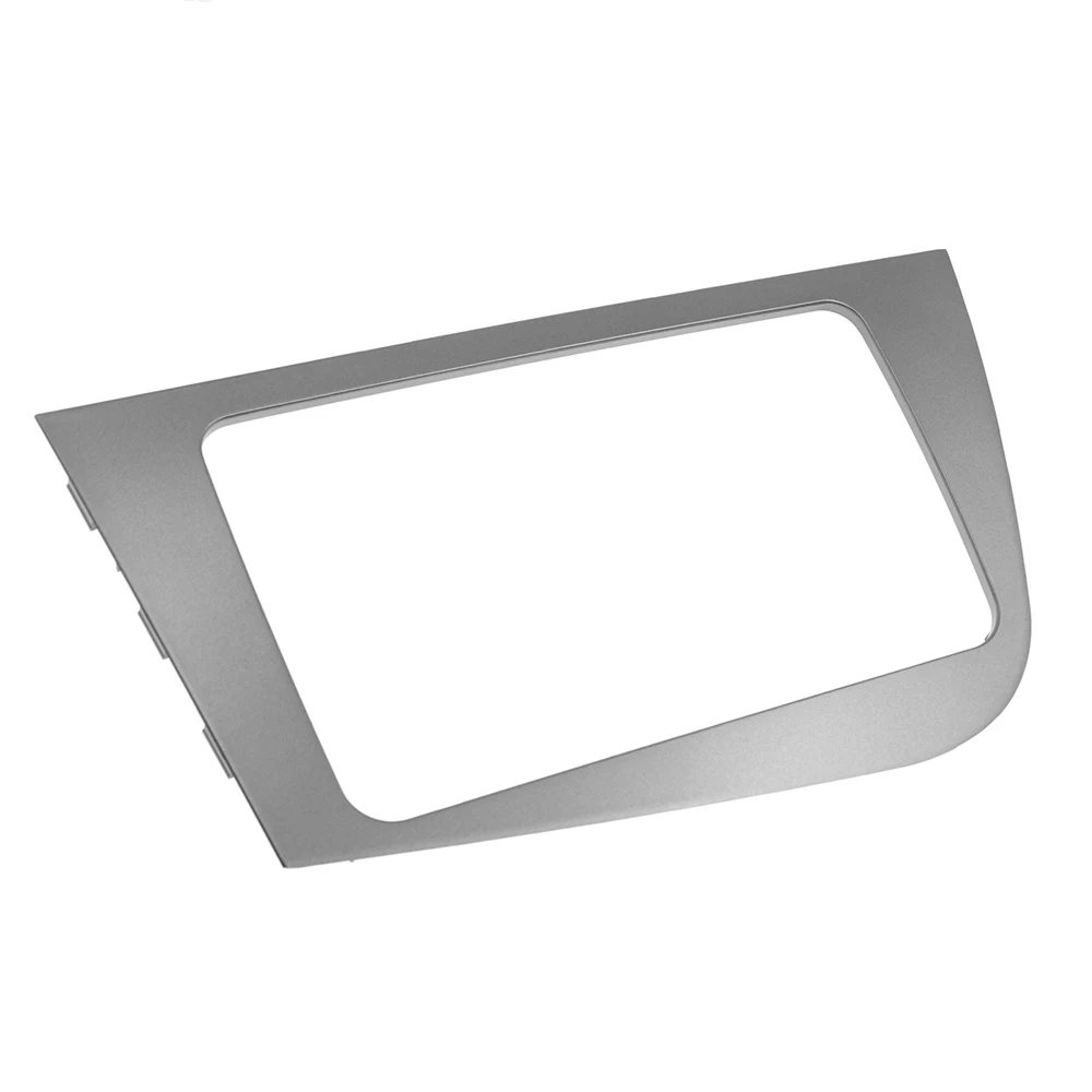Doppelte 2-Din-Blende für Seat Leon LHD Radio GPS Stereo Radio Panel Dash Montage Installation Trim Kit Gesichtsrahmen Lünette – Detail 4