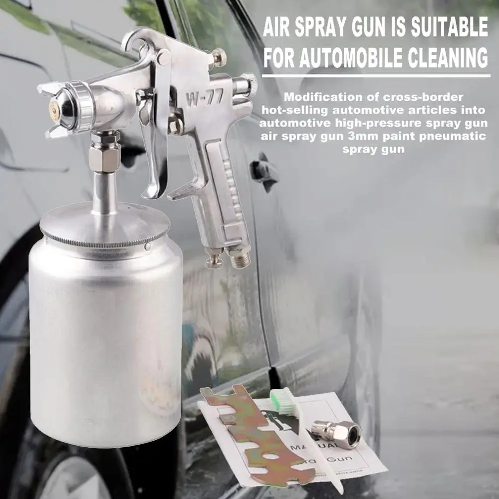 

Car Supplies Modified Car High Pressure Spray Gun Air Spray Gun 3Mm Paint Pneumatic Spray Gun With Fine Metering Control