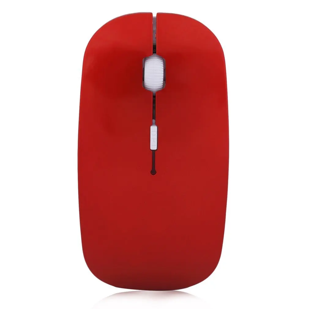 

2.4GHz Wireless Optical Mouse 4 Keys Computer PC Mice USB 2.0 Ergonomically Design Ultra Slim Fashion Mouse Red Blue Green