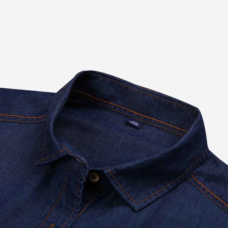 2019 aramy мужские повседневные джинсовые рубашки с длинным рукавом хлопковое платье