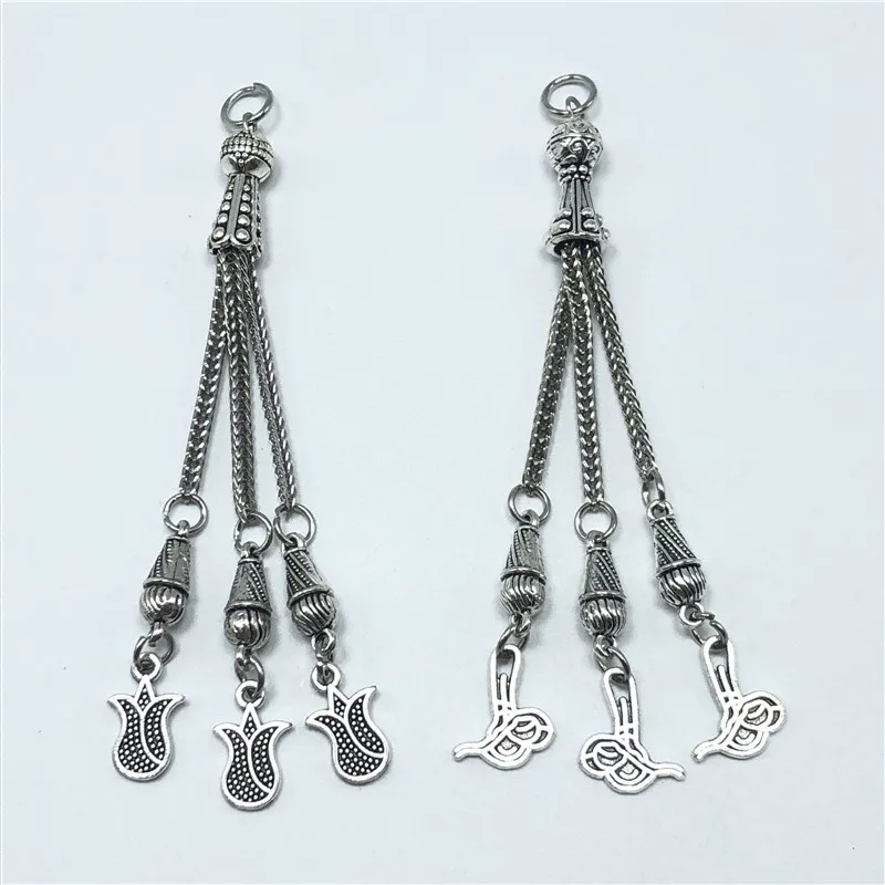 3 шт. misbaha Четки оптом по низкой цене кулон с металлической кисточкой для