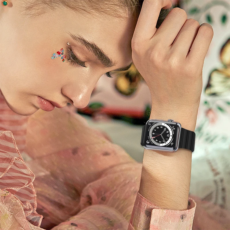 Ремешок силиконовый для Apple Watch 38 мм 42 40 44 |