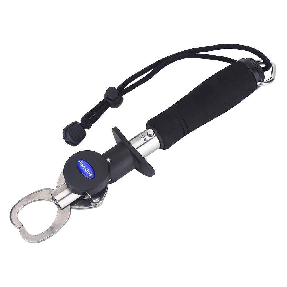 Портативный Вес 15 кг/33lb весы Цифровая рыболовная рукоятка из нержавеющей стали