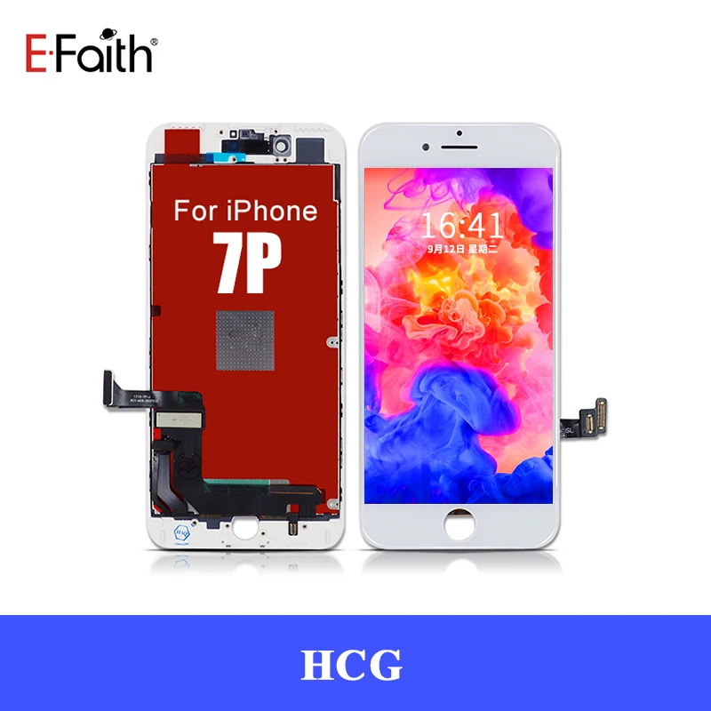 HCG 7 Plus White 5 шт./партия EFaith HCG качественная цветная яркость для iPhone 7G 7P 7Plus 8G 8 P 8 Plus ЖК-дисплей с 3D сенсорным экраном - Цвет: HCG 7 Plus White