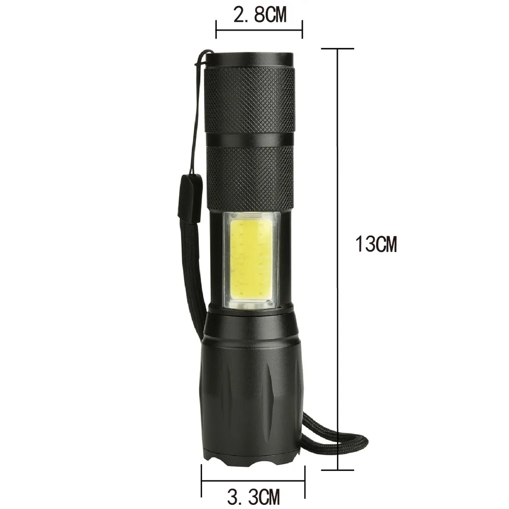 Z20 litwod 103 порта Micro USB перезаряжаемый светодиодный фонарик фонарь XML T6 COB 5000LM 4