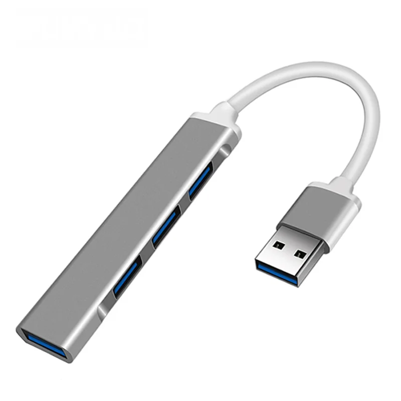 HUB USB tipo C 3,0,adaptador divisor múltiple de 4 puertos OTG para...