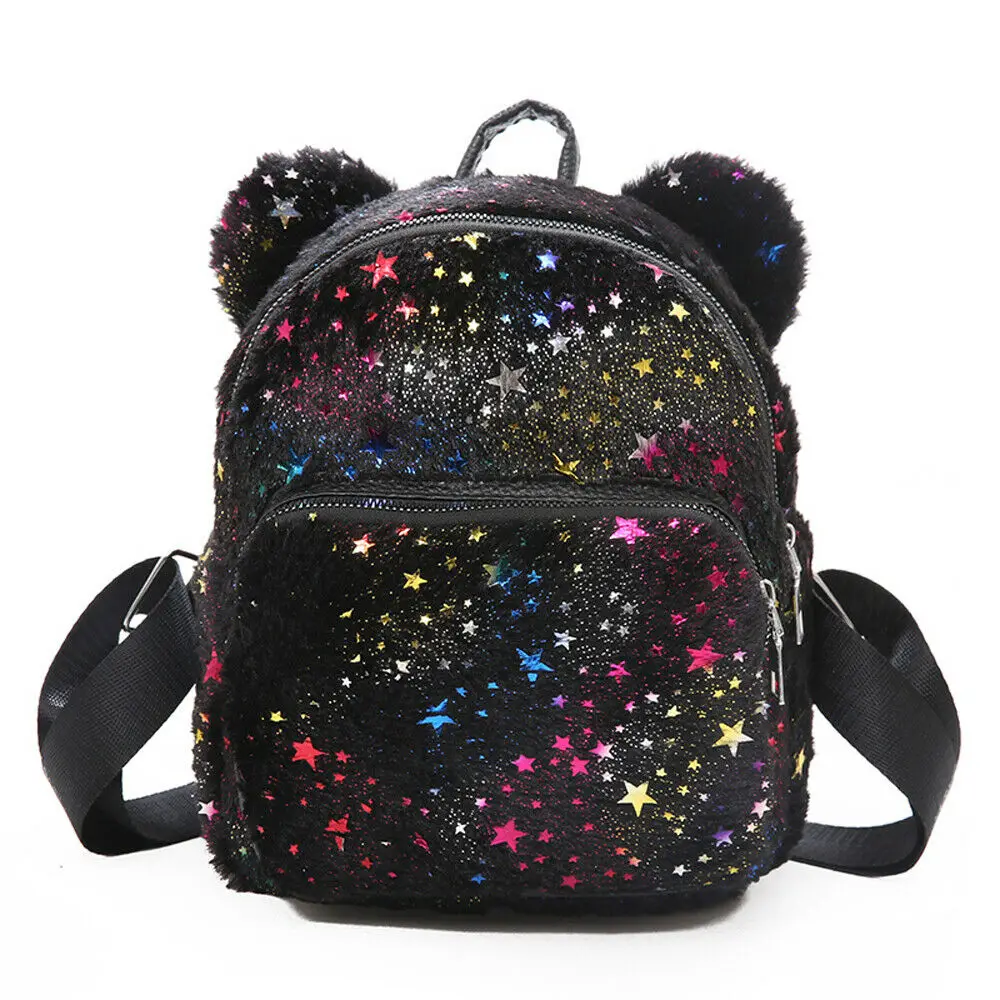 Рюкзак с блестками для девочек/женщин школьные сумки девочек подростков зимний
