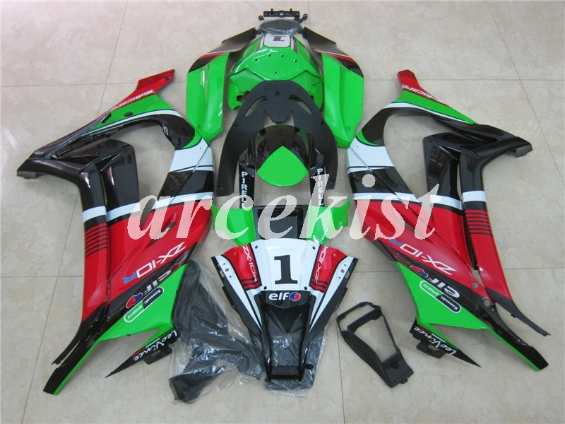

4 подарки Новый ABS Обтекатели комплект подходит для kawasaki Ninja ZX-10R 2011 2012 2013 2014 2015 10R, возрастом 11, 12, 13, 14, 15, набор для тела номер 01