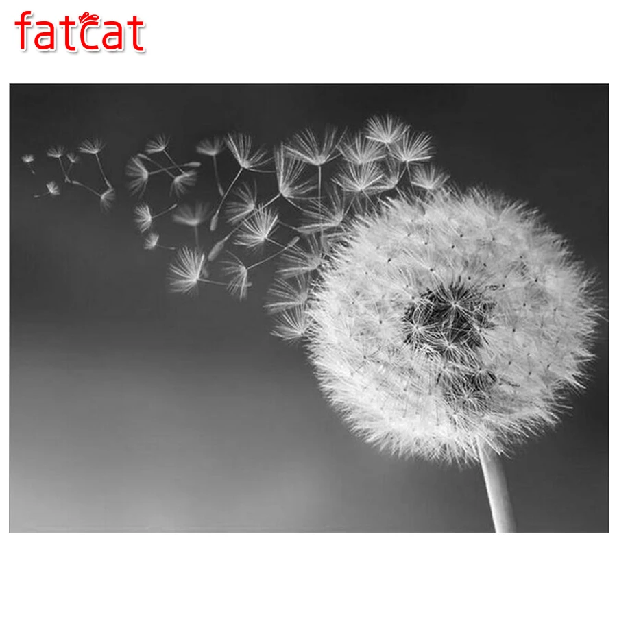 FATCAT 5d diy Алмазная вышивка Одуванчик Картина Вышивка крестом полный квадратный