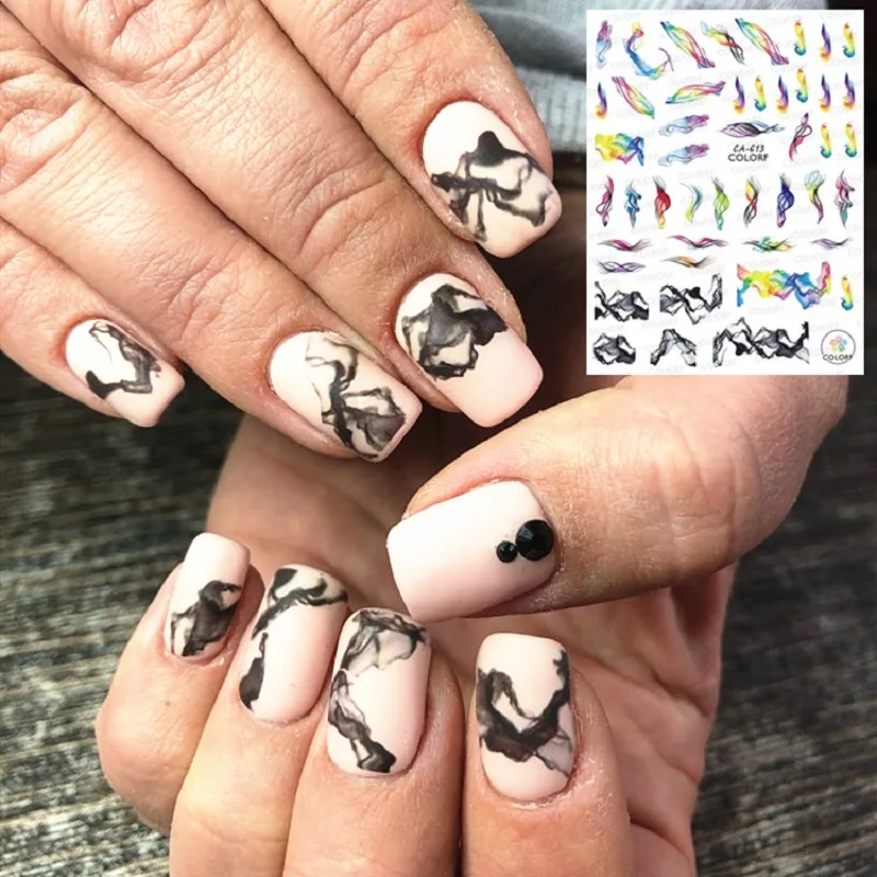 

WG180401-15 новейший японский дизайн крест стикеры 3d на ногти nail art Наклейка шаблон diy украшения для ногтей