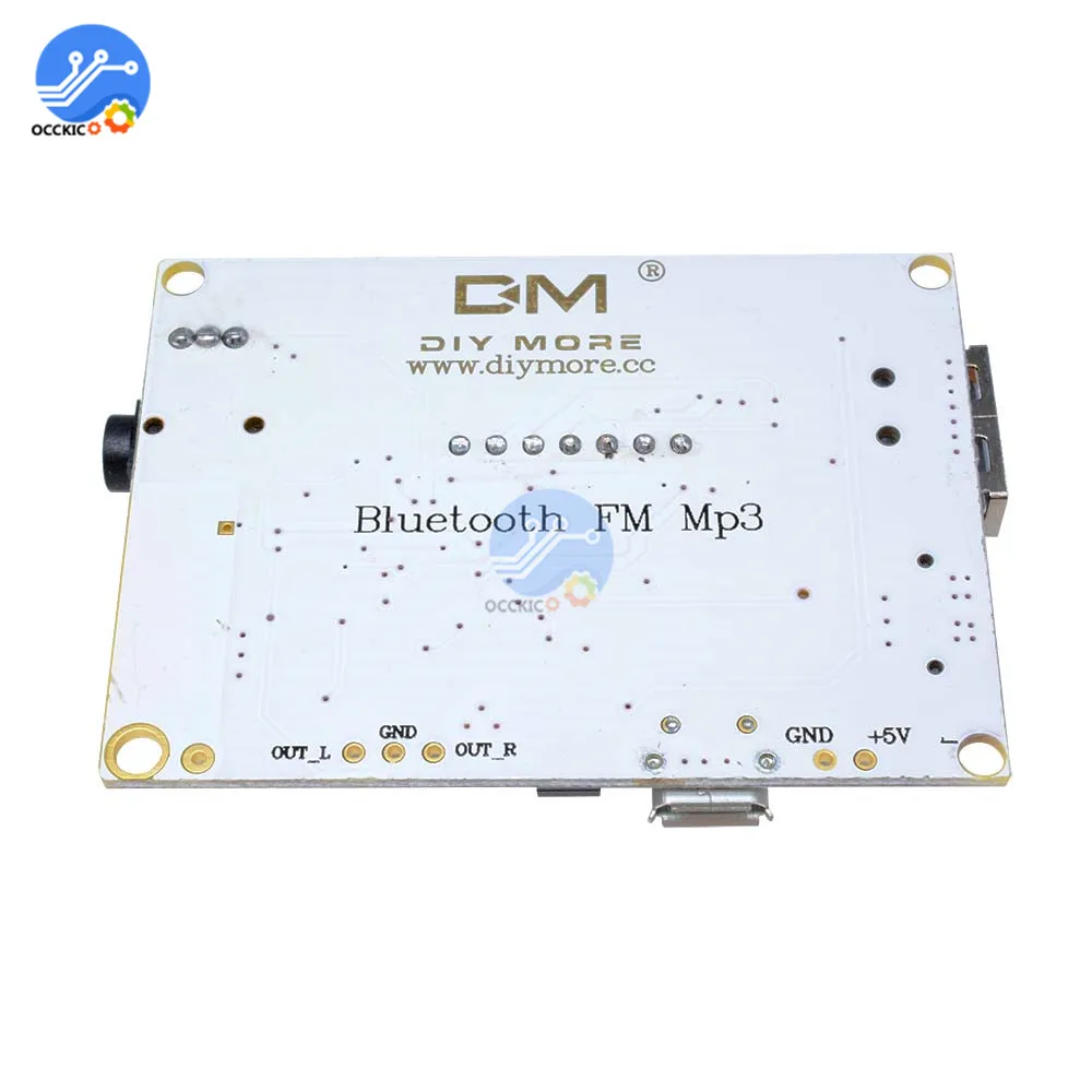 Bluetooth MP3 декодер плата dac equipo de sonido плеер модуль FM радио USB/TF ЖК-пульт дистанционного управления цифровой аудио декодер