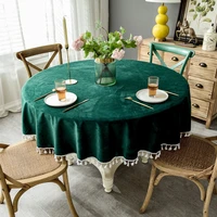 velvet table cloth luxurious lace cloth table cloth retro american round table cloth