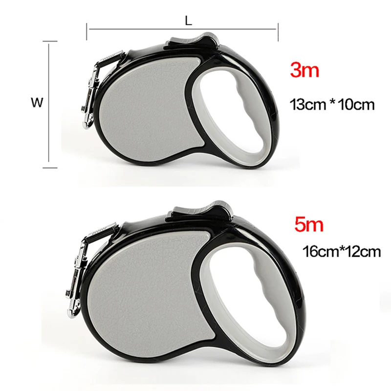 Автоматический выдвижной поводок для собак прочный нейлоновый прогулок с