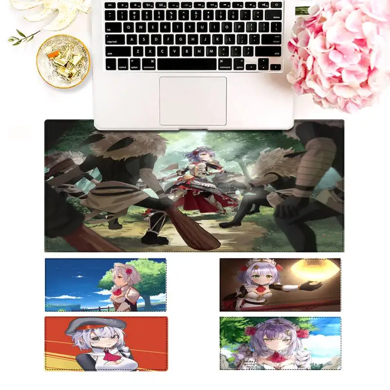 

High Quality Genshin Impact Noelle Gaming Mouse Pad PC Laptop Mousepad Anime Antislip Mat Keyboard Desk Mat For Overwatch/CS GO