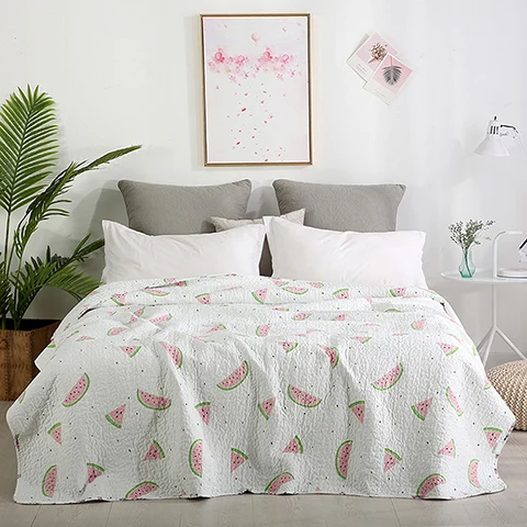 bedspread 4 Простое модное постельное белье из хлопка, 1 предмет, превосходный комплект из хлопка, всесезонный, Премиум хлопок, постельное белье, King Queen78* 86" - Цвет: bedspread 4