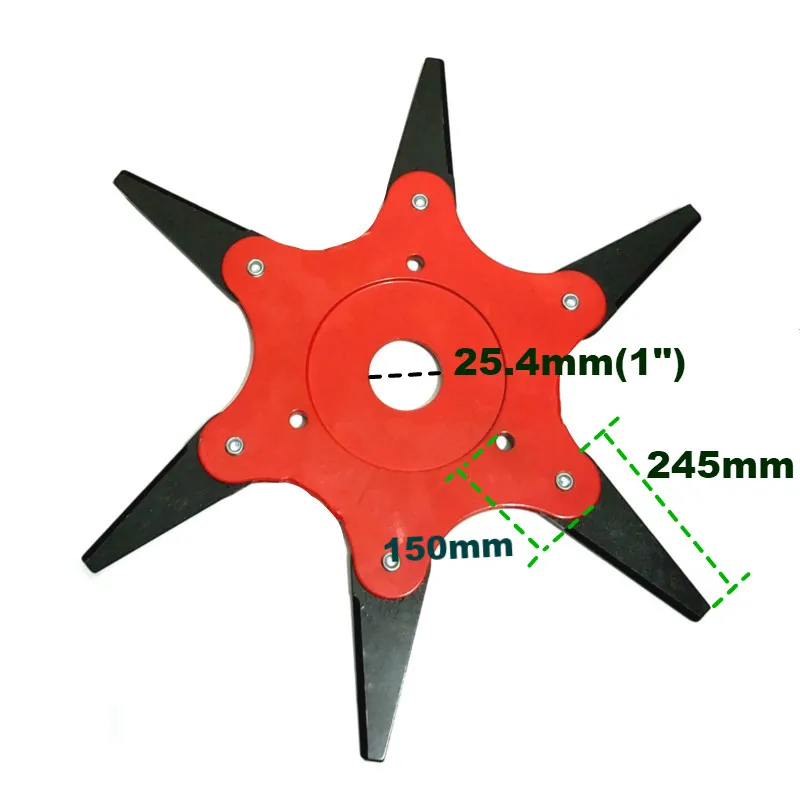 6T мощная головка для стрижки травы Легкая резка кустореза запчасти ремонта сада