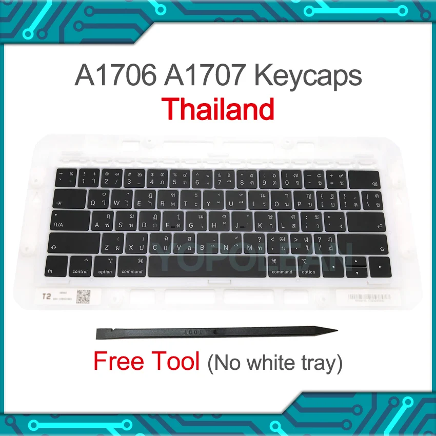 Новый тайские клавиатура клавишный колпачок для Macbook Pro Retina 13 &quot15&quot A1706 A1707 2016