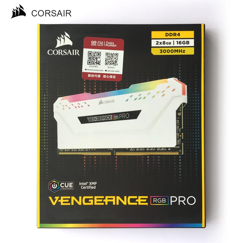 Модуль памяти CORSAIR Vengeance 16 Гб (2X8) RGB PRO двухканальный модуль DDR4 PC4 3000 МГц 3200 DIMM C16