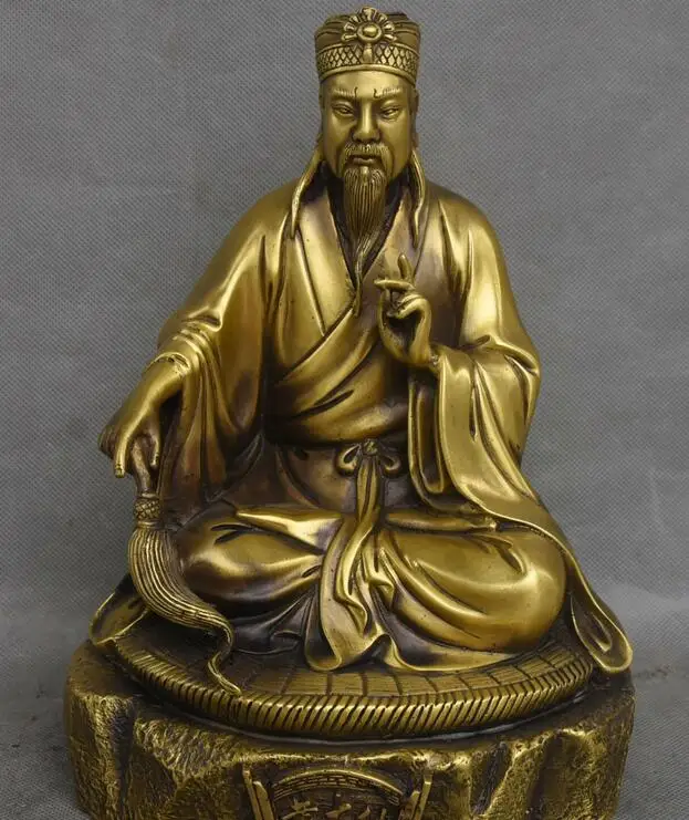 11 &quotЧистая Бронзовый сиденье Huang Daxian бессмертный Бог даосский священник 8 схемы