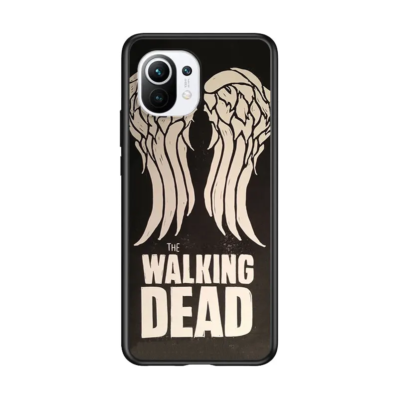 

The Walking Dead hero for Xiaomi Mi 11 10T Note 10 Ultra 5G 9 9T SE 8 A3 A2 A1 6X Pro Play F1 Lite 5G Black Phone Case