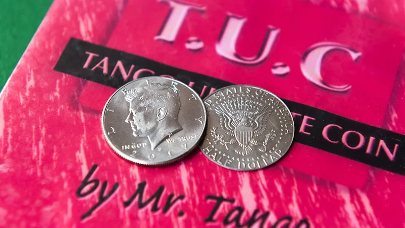 T.U.C Tango Ultimate Coin (размер половины доллара) трюк монета магические трюки крупный